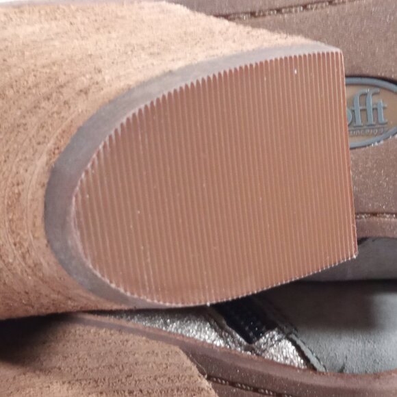 Sofft Tilton Booties Women Size 8 Leather Suede Gray Bronze Side Zip SF0021808 - Picture 9 of 13